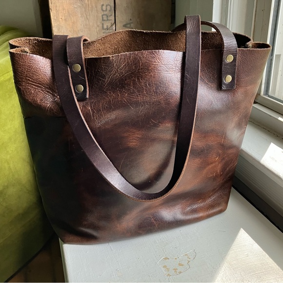 OG GRIZZLY Portland Leather Goods Medium Classsic tote MOD - Picture 2 of 11